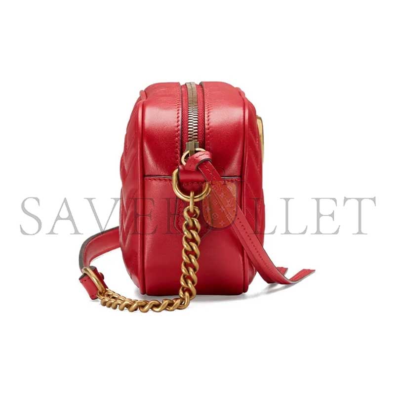 GUCCI GG MARMONT MINI CAMERA BAG 448065 (18*12*6cm)